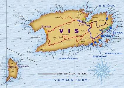 Info Vis, private accommodation on the island of Vis